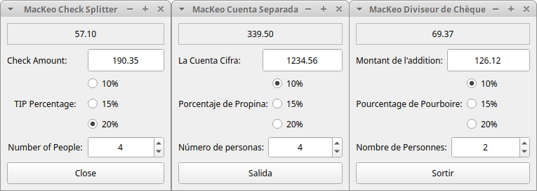 Sample Check Splitter Application